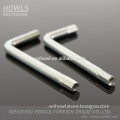 stock available flat end hex key L-type allen wrench and Z-type allen wrench